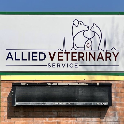 Allied Veterinary Backlit Sign